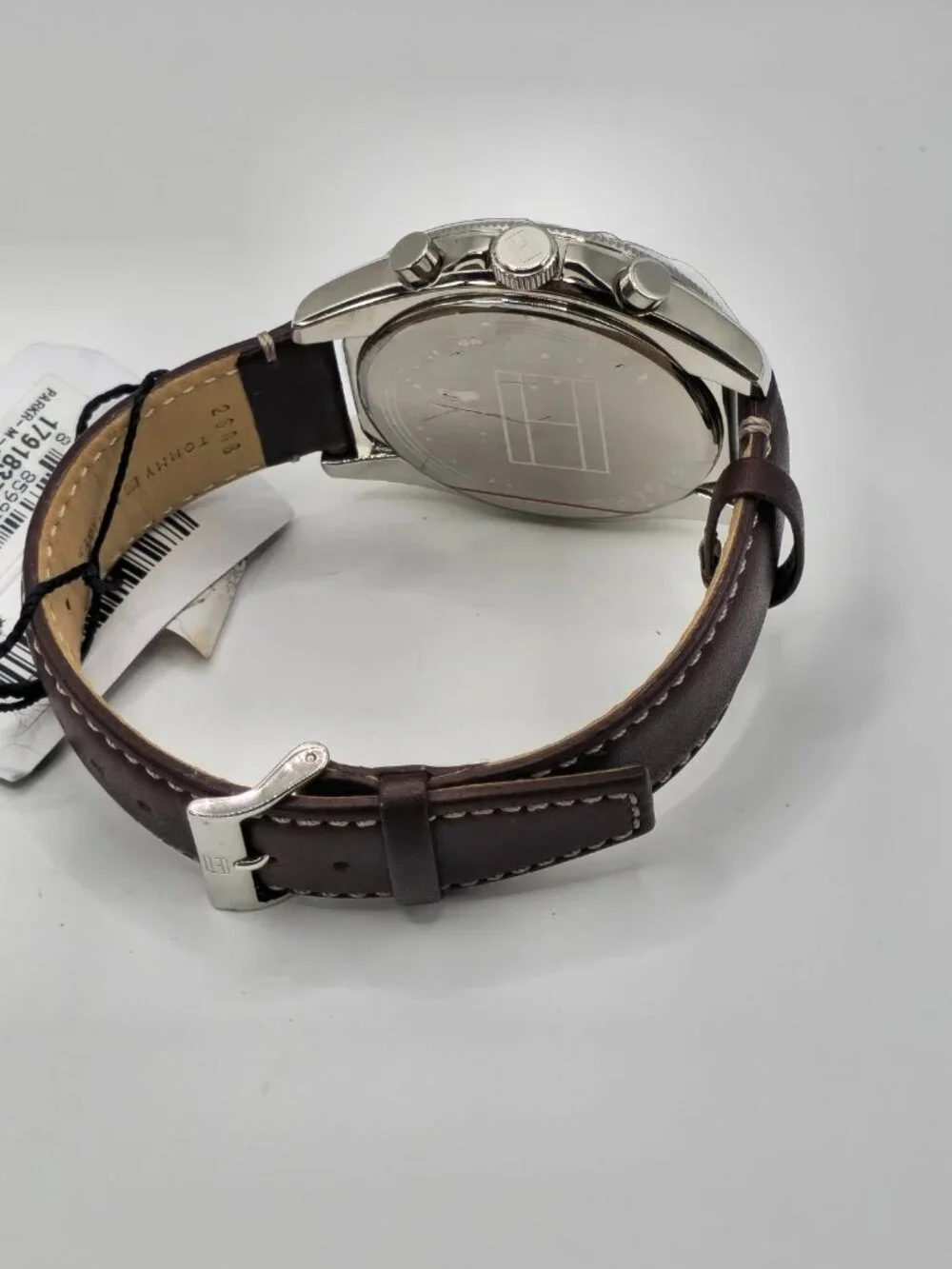 Tommy Hilfiger Damon TH433 Men's Blue Brown Leather Watch 46mm